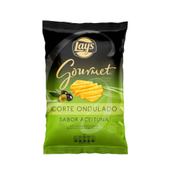 LAYS GOURMET ONDULADO ACEITUNA 150gr 12x150gr