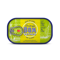BOM PETISCO ATUM EM AZEITE DE OLIVA 10x120gr