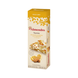 EL ALMENDRO TURRON DURO COM LARANJA 16x75gr