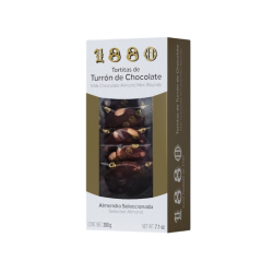 1880 TORTITAS TURRON CHOC.Y ALMENDRA 8x200gr