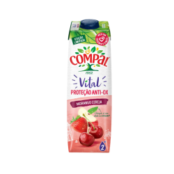 COMPAL VITAL ANTI-OX MORANGO CEREJA 12x1Lt