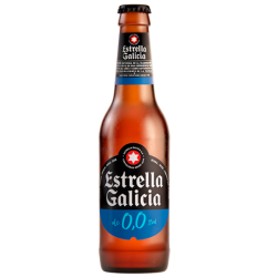 ESTRELLA GALICIA 0.0 VIDRIO 4x6x25cl