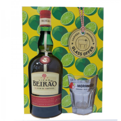 ESTOJO LICOR BEIRÃƒO+ COPO CAIPIRÃƒO-MORANGÃƒO / 6X70CL