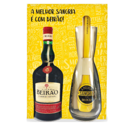 BEIRÃO ESTOJO LICOR SANGRIA COPA+CUCHARA 6x70cl