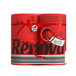 RENOVA P.HIG. RED LABEL MAXI VERMELHO 5x4Rolos