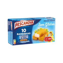 PESCANOVA BARRINHAS PESCADA S/GLUTEN 10x300gr