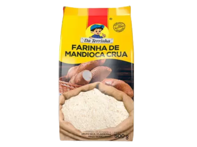 DA TERRINHA FARINHA MANDIOCA CRUA FINA 12x500gr